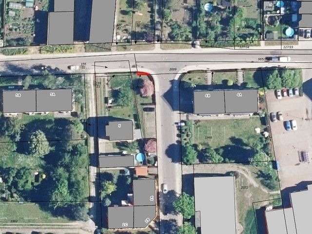 Staßfurt OT Löderburg , Flur 5, FS 2010 - Lageskizze mit Luftbildunterlegung - Paketverkauf von 8 Grundstücken (u. a. in Pfedelbach), mit Wald-/Gartenflächen in 5 Bundesländern *tlw. vertragslose Nutzung*