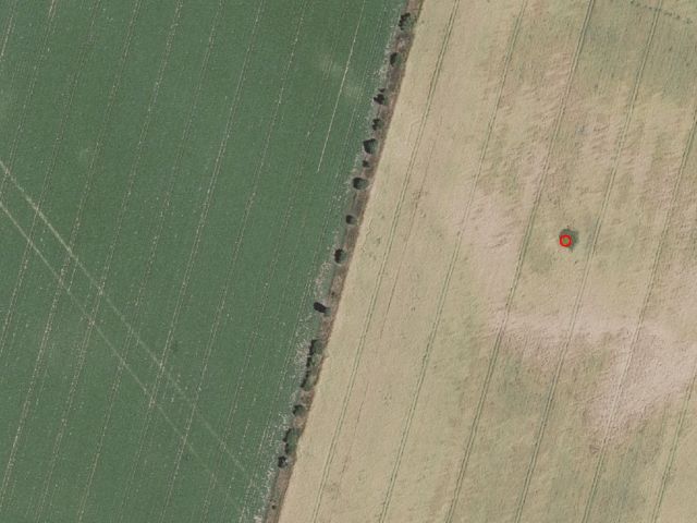 Nienburg (Saale), Flur 4, FS 137 - Lageskizze mit Luftbildunterlegung - Paketverkauf von 8 Grundstücken (u. a. in Pfedelbach), mit Wald-/Gartenflächen in 5 Bundesländern *tlw. vertragslose Nutzung*