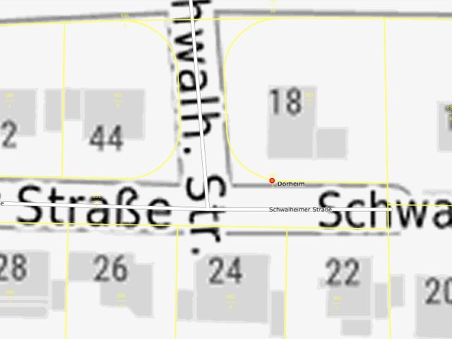 Friedberg (Hessen) ST Dorheim, Flur 1, FS 686/5 - Lageskizze - Paketverkauf von 8 Grundstücken (u. a. in Pfedelbach), mit Wald-/Gartenflächen in 5 Bundesländern *tlw. vertragslose Nutzung*