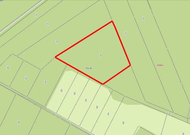 Lageskizze - Über 2,2 ha Waldfläche in der Colbitz-Letzlinger Heide im Landkreis Börde ca. 20 km nördlich der Landeshauptstadt Magdeburg