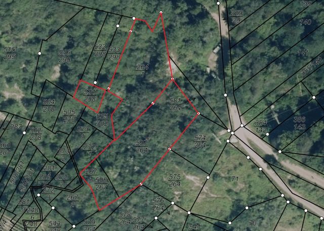 Lageskizze - Bewaldete Fläche oberhalb der Moselschlinge und nahe dem Aussichtsturm Prinzenkopf