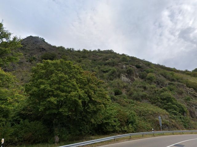 Blick auf den Verkaufsgegenstand - 14 überwiegend zusammenhängende Wald- und Unlandflächen nahe der B 42 **vertragslos genutzt**