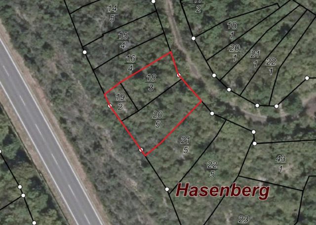 Lageskizze - Vertragslos genutzte Wald- und Unlandfläche oberhalb der B 42
