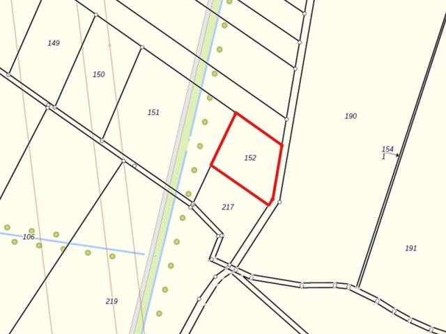 Lageskizze - Vertragslos genutzte Ackerfläche ca. 30 km südlich der Berliner Stadtgrenze