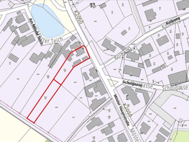 Lageskizze - Ruinöses Einfamilienhaus mit diversen ehemaligen Nebengebäuden (u. a. Stall, Waschhaus, Schuppen) *zwischen Leipzig & Magdeburg*