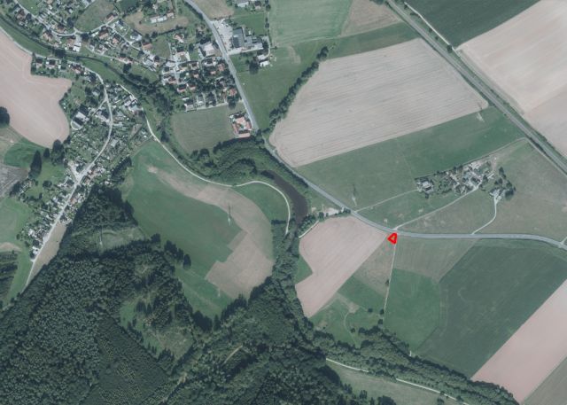 Umgebungsskizze - Grünlandfläche in Glauchau