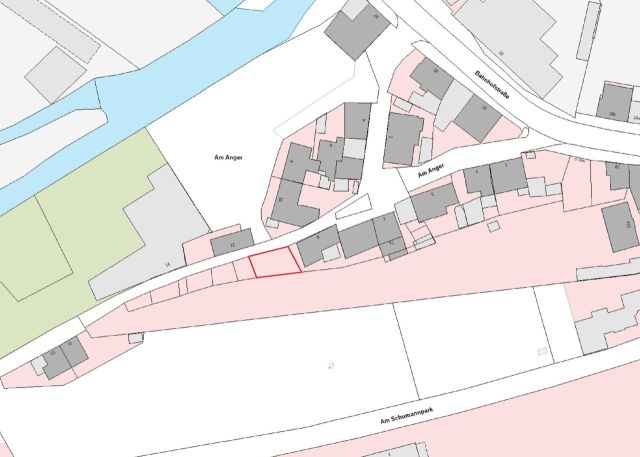 Lageskizze mit Umgebung - Grundstück mit Kellerrechten und Erbbaurecht **im Fichtelgebirge und etwa 10 km von der tschechischen Landesgrenze entfernt**