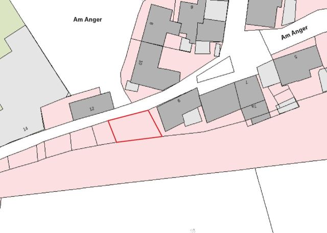 Lageskizze - Grundstück mit Kellerrechten und Erbbaurecht **im Fichtelgebirge und etwa 10 km von der tschechischen Landesgrenze entfernt**