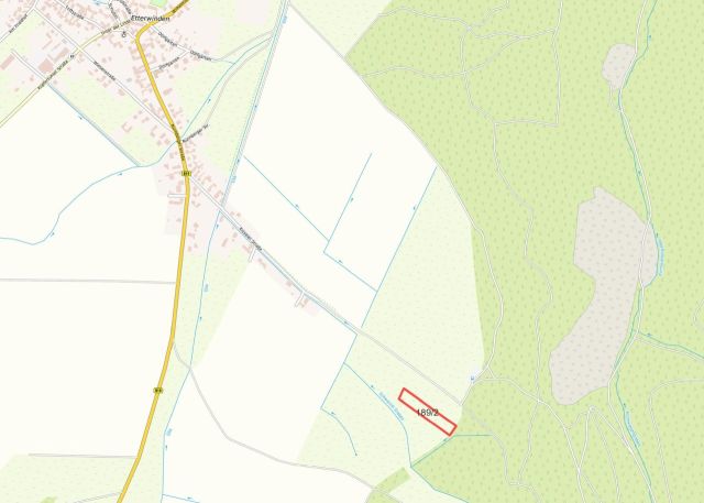 Lageskizze - 2/8 Miteigentumsanteil an einer Grünfläche **im Naturpark Thüringer Wald**