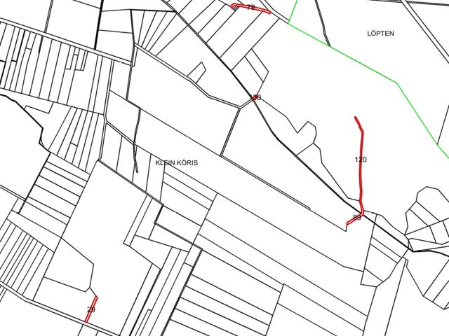 Lageskizze - Vertragsfreie Grundstücke in Streulage **nahe des Klein Köriser Sees und im Berliner Umland**