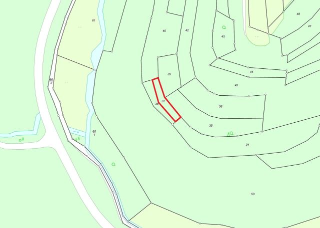 Umgebungsskizze - Waldfläche in hängiger Lage im Landkreis Kusel in Rheinland-Pfalz