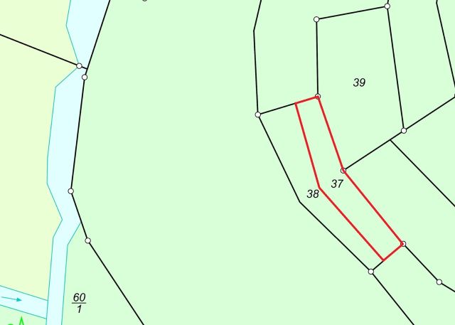 Lageskizze - Waldfläche in hängiger Lage im Landkreis Kusel in Rheinland-Pfalz
