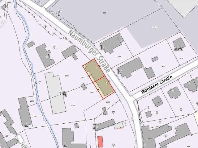 Lageskizze - Ehemaliges vertragsfreies Wohn- und Lagerhaus **unweit der Landesgrenze zu Thüringen**