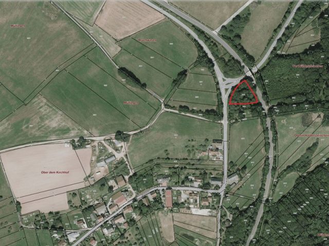 Umgebungsskizze - Gehölzfläche in Oberalben im Nordpfälzer Bergland