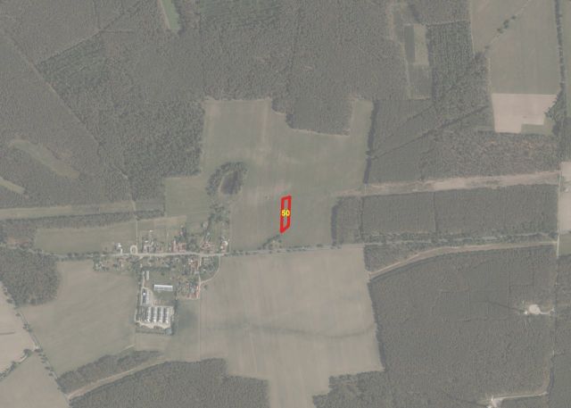 Umgebungsskizze - Landwirtschafts/ Ackerfläche ca. 50 km von der südlichen Berliner Stadtgrenze entfernt