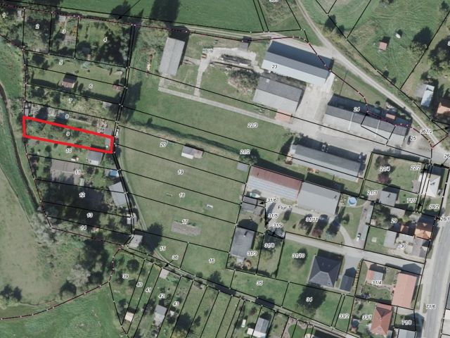 Lageskizze mit Luftbildunterlegung - Flur 1, FS 9 - Teilweise genutzte Gartenfläche sowie räumlich getrennt liegendes Grundstück ++ unweit des Kummerower Sees ++