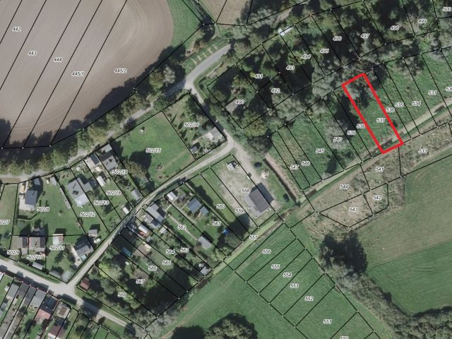 Lageskizze mit Luftbildunterlegung - Flur 8, FS 537 - Teilweise genutzte Gartenfläche sowie räumlich getrennt liegendes Grundstück ++ unweit des Kummerower Sees ++