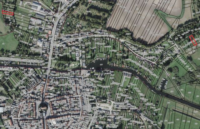 Lageskizze mit Luftbildunterlegung - Teilweise genutzte Gartenfläche sowie räumlich getrennt liegendes Grundstück ++ unweit des Kummerower Sees ++