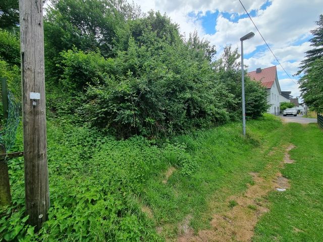 Verkaufsfläche und Umgebung - Unbebautes Grundstück mit wunderschöner Sicht auf das Werratal ++ lt. Flächennutzungsplan Gemischte Baufläche ++