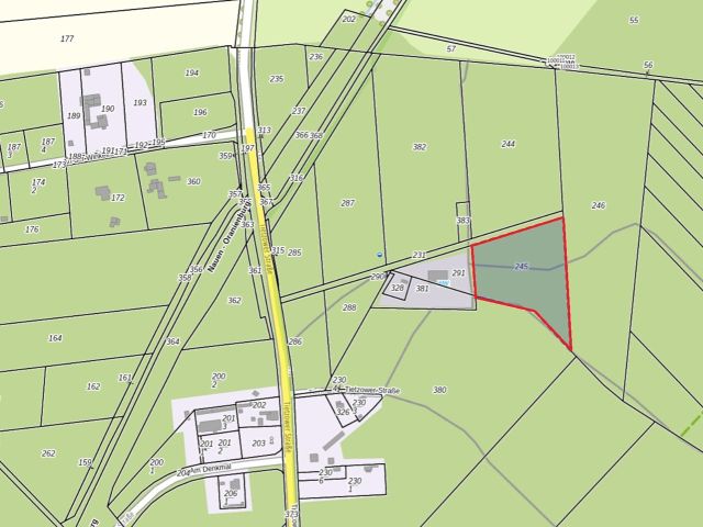 Lageskizze - Über 1 Hektar vertragsfreie Waldfläche in Nauen ++ im Berliner Speckgürtel ++