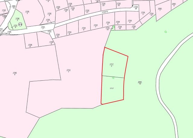 Lageskizze mit Umgebung - Vertragsfreie Waldfläche direkt an der Berufsbildenden Schule Südliche Weinstraße ++etwa 27 km von Kaiserslautern entfernt++