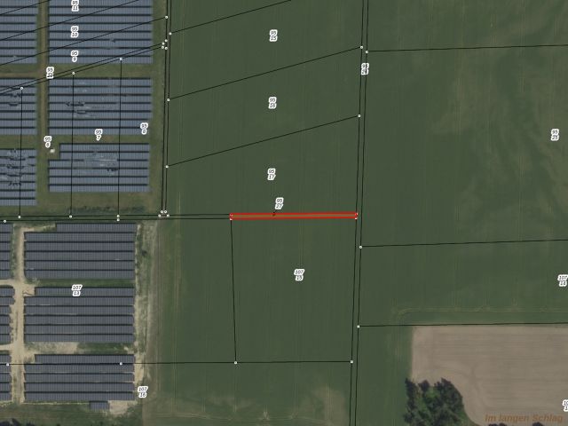 Lageskizze mit Luftbildunterlegung - Flurstück 95/27 - Vertragsfreie Waldfläche (etwa 3.986 m²) und vertragslos genutztes Grundstück (etwa 488 m²)