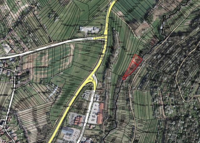 Lageskizze mit Umgebung und Luftbildunterlegung - Vertragsfreie Grünfläche nahe der B41 **unweit der ´Liebenburg´ & vom Premiumwanderweg ´Schmugglerpfad´ entfernt**