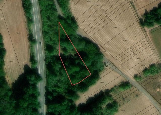 Lageskizze mit Luftbildunterlegung - Vertragsfreies Grundstück östlich der B41