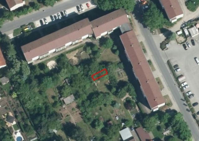 Lageskizze - Kleine Fläche als Teil eines Innenhofes im ´Dichterviertel´ + im B-Plan als „Faktisches allgemeines Wohngebiet“ ausgewiesen +