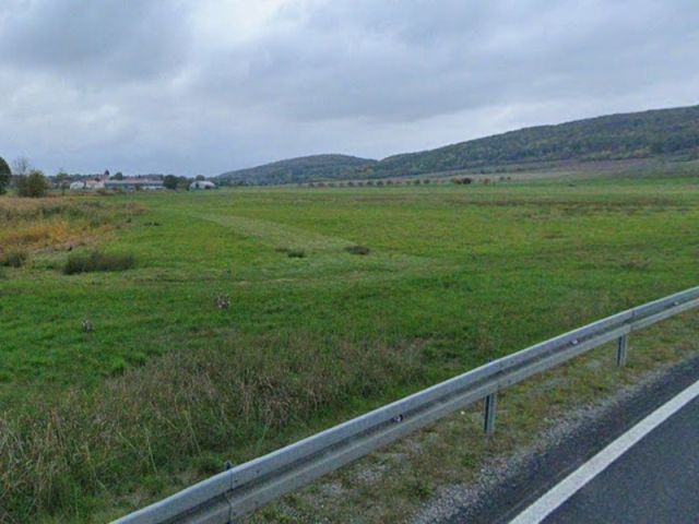 Blick auf Flurstück 595/10 und Umgebung - Zwei schmale Landwirtschaftsflächen im Süden Thüringens, nahe der Landesgrenze zum Freistaat Bayern