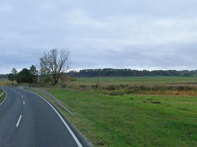 Blick auf Flurstück 595/10 und Umgebung - Zwei schmale Landwirtschaftsflächen im Süden Thüringens, nahe der Landesgrenze zum Freistaat Bayern