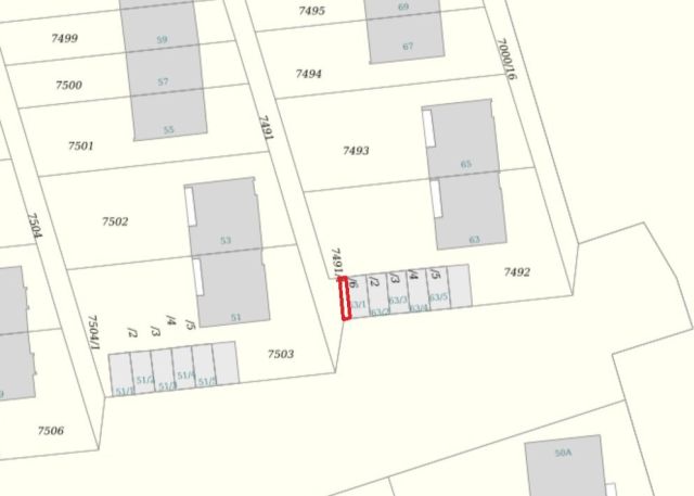 Lageskizze - Grundstück bebaut mit einer Mülltonnenanlage zentral im Wohngebiet von Stuttgart- Fasanenhof´