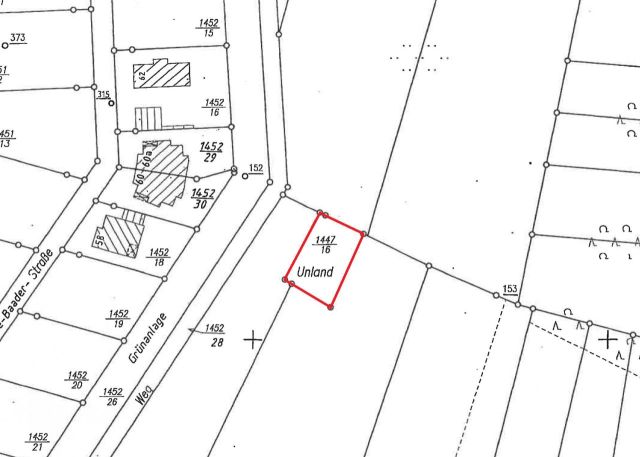 Lageskizze - FS 1447/16 - Teile der ehemaligen Westwallbunkeranlage  **etwa 30 km von Saarbrücken und der französischen Landesgrenze entfernt**