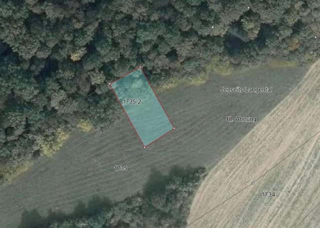 Lageskizze mit Luftbildunterlegung - FS 1735/2 - Teile der ehemaligen Westwallbunkeranlage  **etwa 30 km von Saarbrücken und der französischen Landesgrenze entfernt**