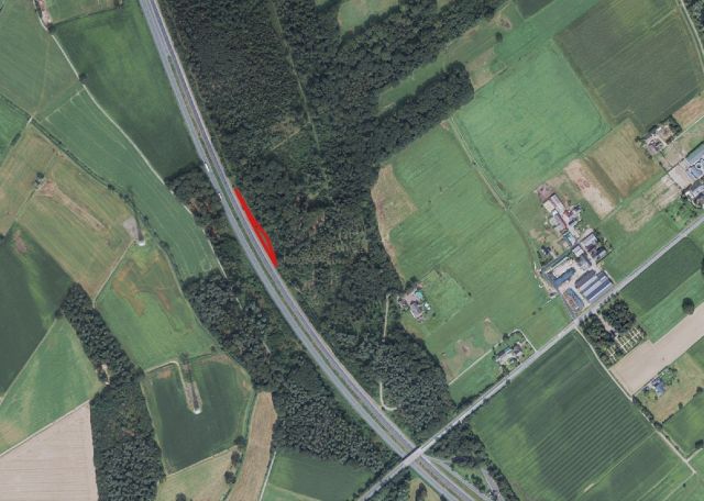 Umgebungsskizze - Wald-/Gehölzfläche an der A3 unweit der niederländischen Grenze