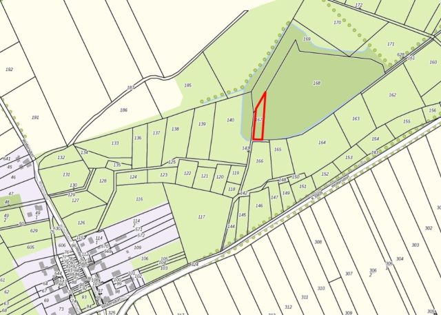 Umgebungsskizze - Waldfläche im Landkreis Ostprignitz-Ruppin etwa 10 km westlich von Neuruppin