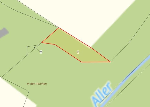 Lageskizze - Bis 30.09.2029 verpachtete bestockte Fläche in der Magdeburger Börde