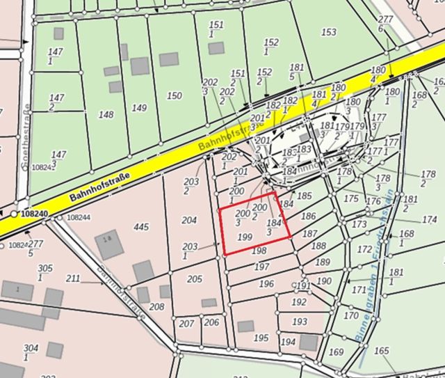 Lageskizze - Vertragsfreies Grundstück im Südosten des Landes Brandenburg