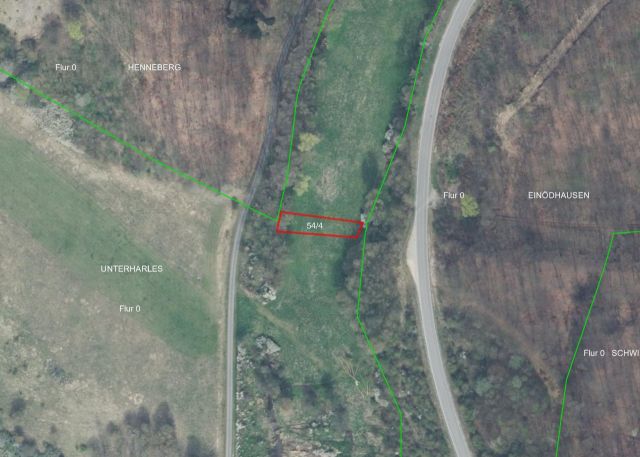 Lageskizze - Grünlandfläche im Südwesten des Freistaates Thüringen