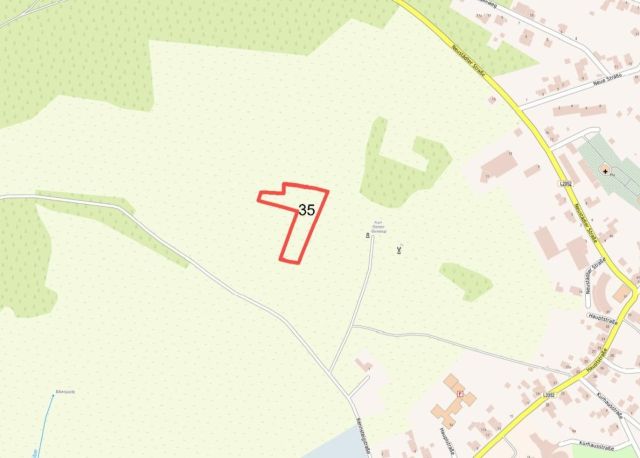 Lageskizze - 1/2 Miteigentumsanteil an einer Landwirtschafts-/ Grünlandfläche nahe Schillerhöhe, Karl-Günter-Denkmal