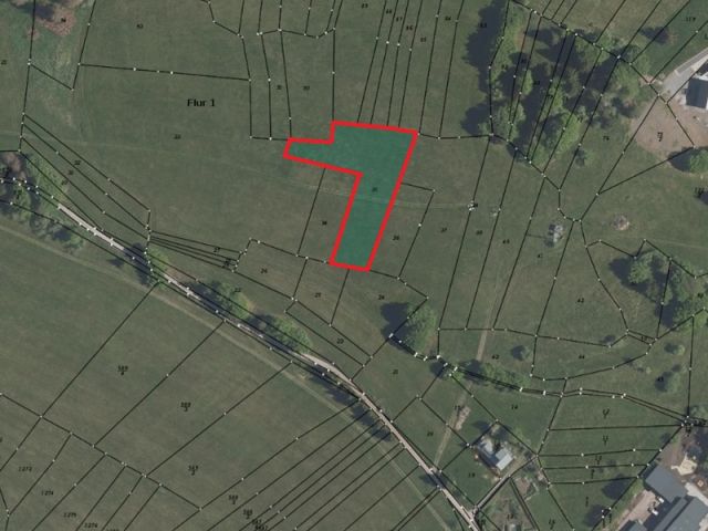 Lageskizze - 1/2 Miteigentumsanteil an einer Landwirtschafts-/ Grünlandfläche nahe Schillerhöhe, Karl-Günter-Denkmal