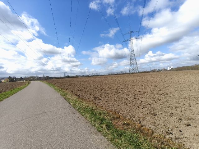 Blick auf das Flurstück 1024/7 sowie Umgebung - Zwei vertragslos genutzte Landwirtschaftsflächen