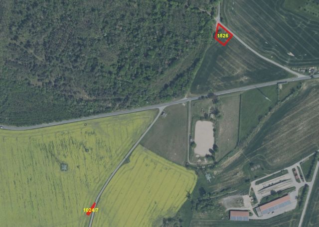 Übersicht zur Lage der Flurstücke - Zwei vertragslos genutzte Landwirtschaftsflächen
