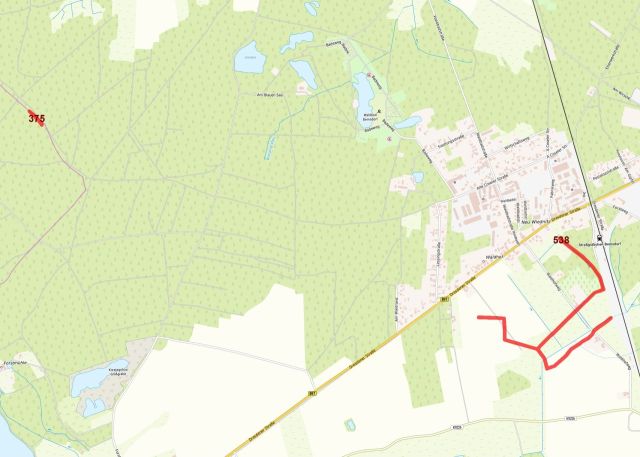 Vertragsfreie Acker- und Verkehrsflächen