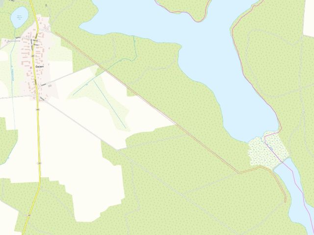 Lageskizze - Über 1,4 ha Gehölz- und Wegefläche nahe des ´Oelsener Sees´ im Schlaubetal