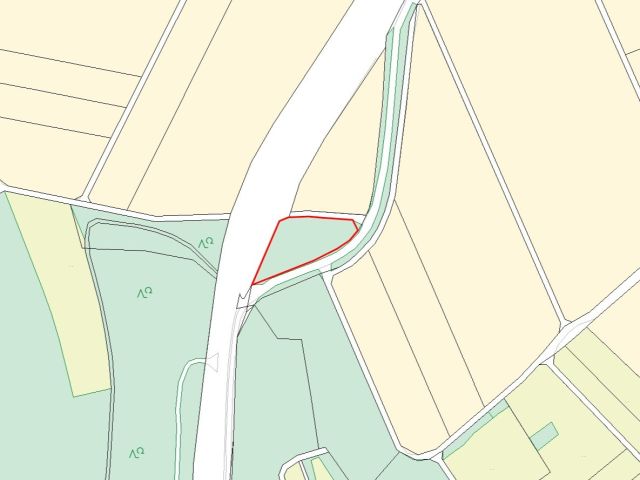 Umgebungsskizze - Gehölzfläche an einem Radweg nördlich von Oberlauringen