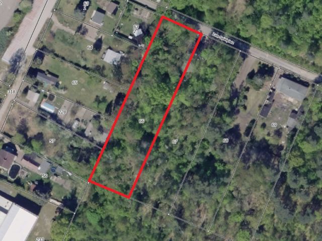 Lageskizze - Grundstück im Innenbereich mit verpachteter Garage in ruhiger Wohnlage im Lausitzer Seenland