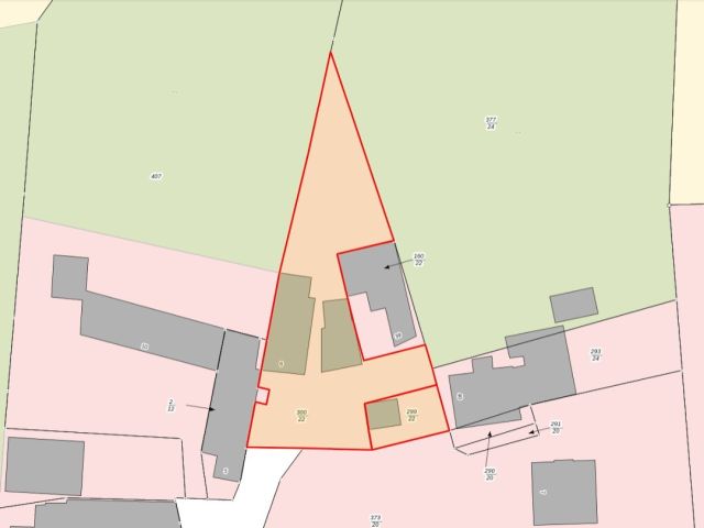 Lageskizze - Ruinöses Wohnhaus mit ehemaliger Garage nahe der B180 & unweit der Landesgrenze zu Thüringen