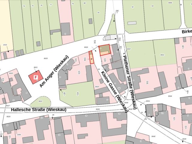 Lageskizze mit Umgebung - Ehemaliges Wohnhaus **nördlich von Halle (Saale) & etwa 5 km vom Seebad Edderitz entfernt**