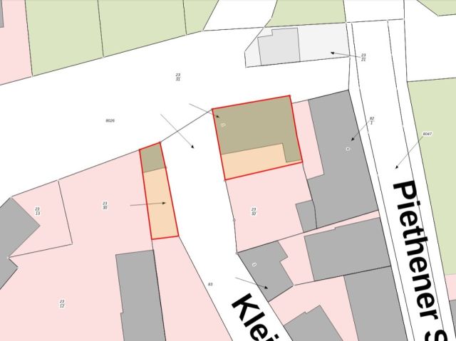 Lageskizze - Ehemaliges Wohnhaus **nördlich von Halle (Saale) & etwa 5 km vom Seebad Edderitz entfernt**
